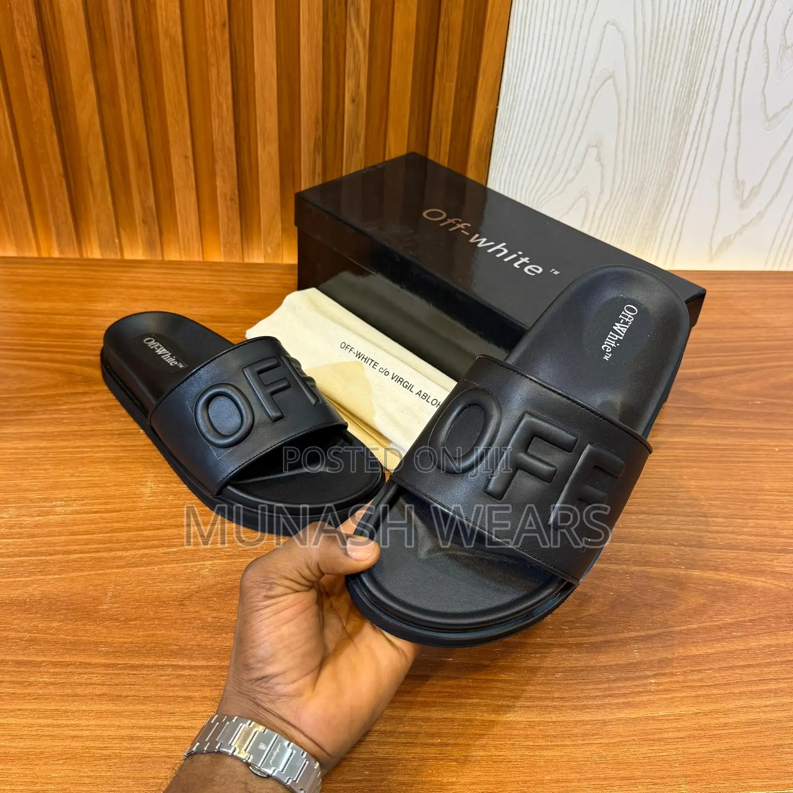 Offwhite Luxury Slide 40-46 Available