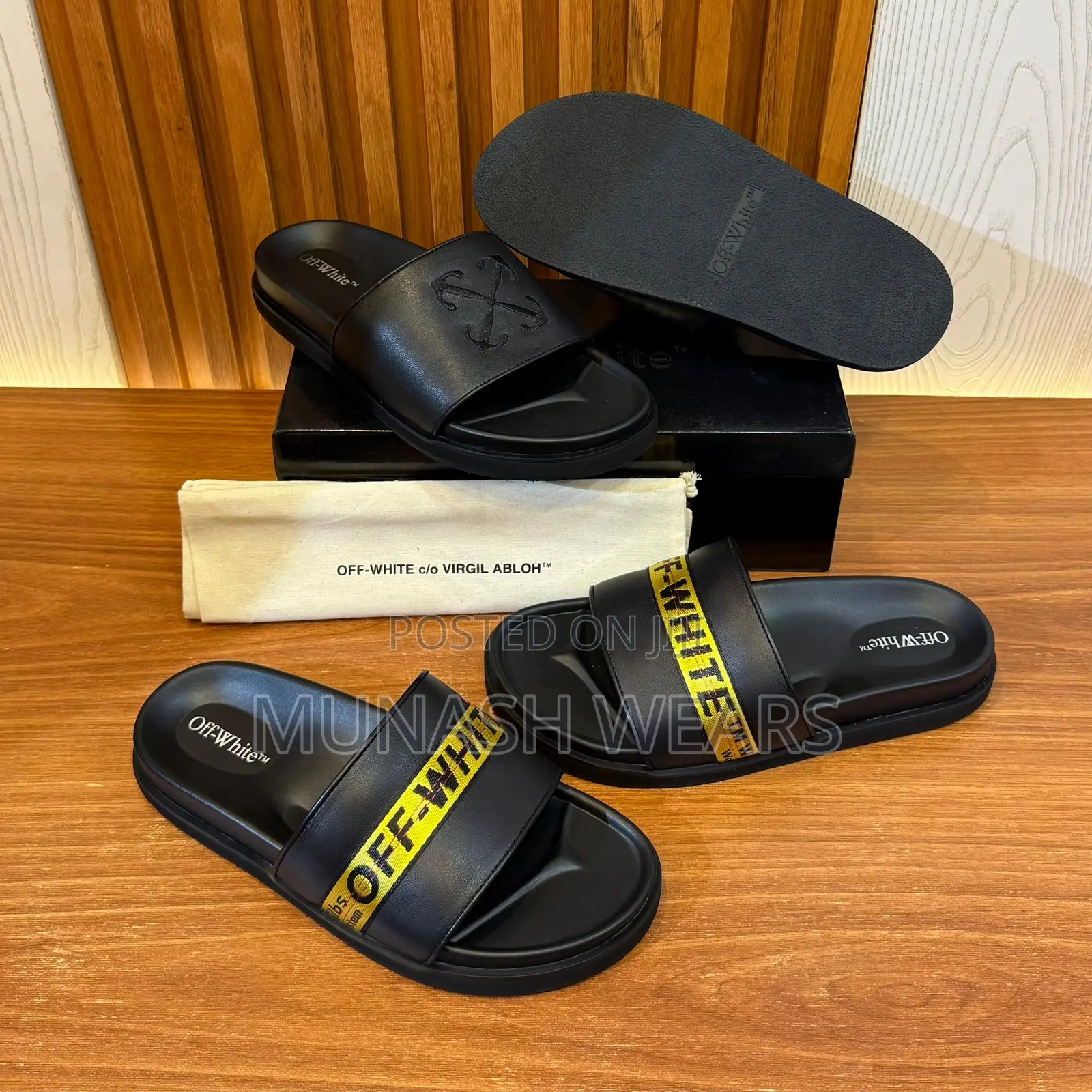 Offwhite Luxury Slide 40-46 Available