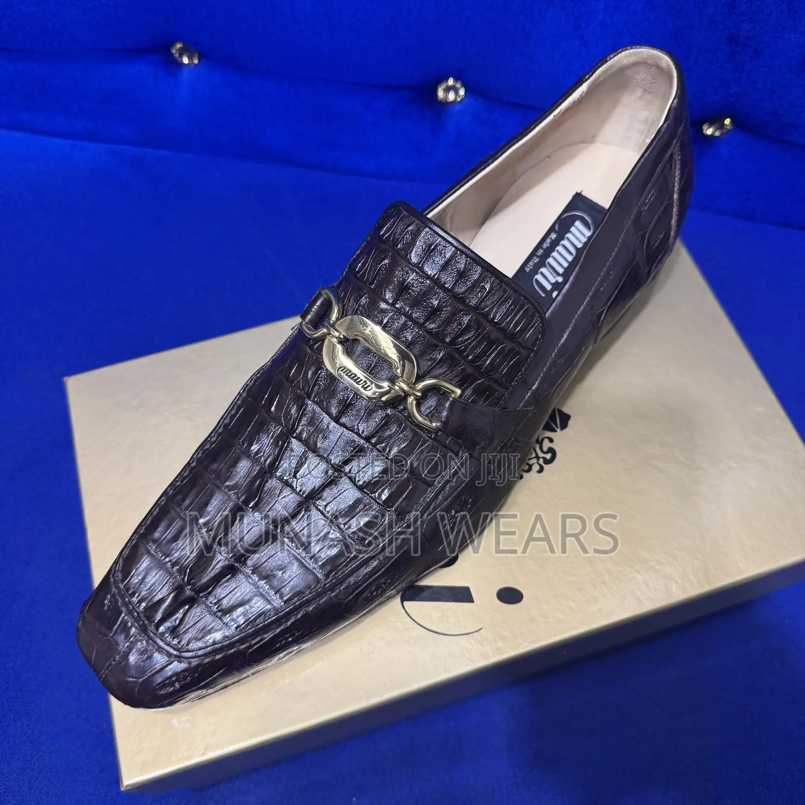 Original Italian Animal Skin Leather 40-46 Available