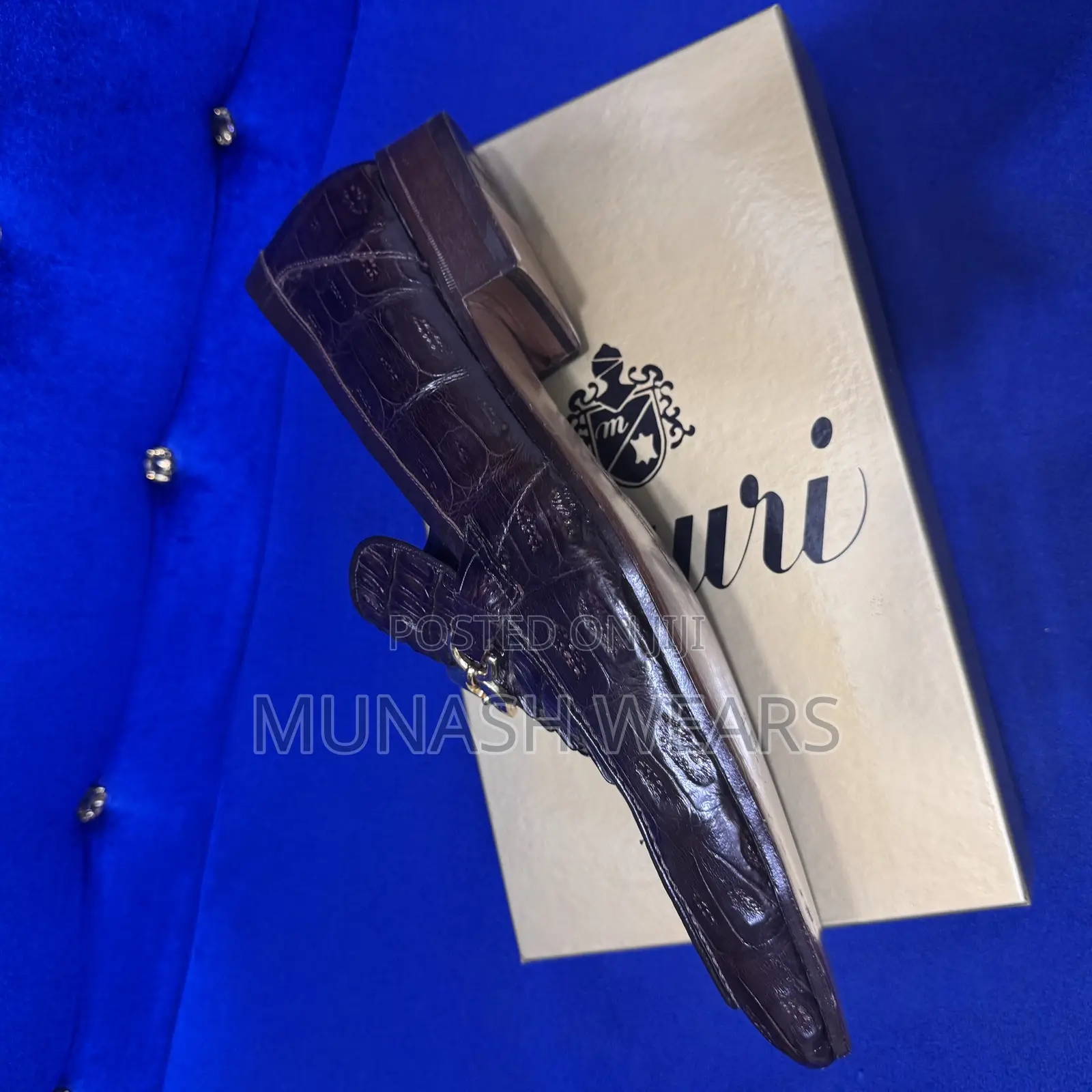 Italian Leather Mauri Shoes for Royal Men