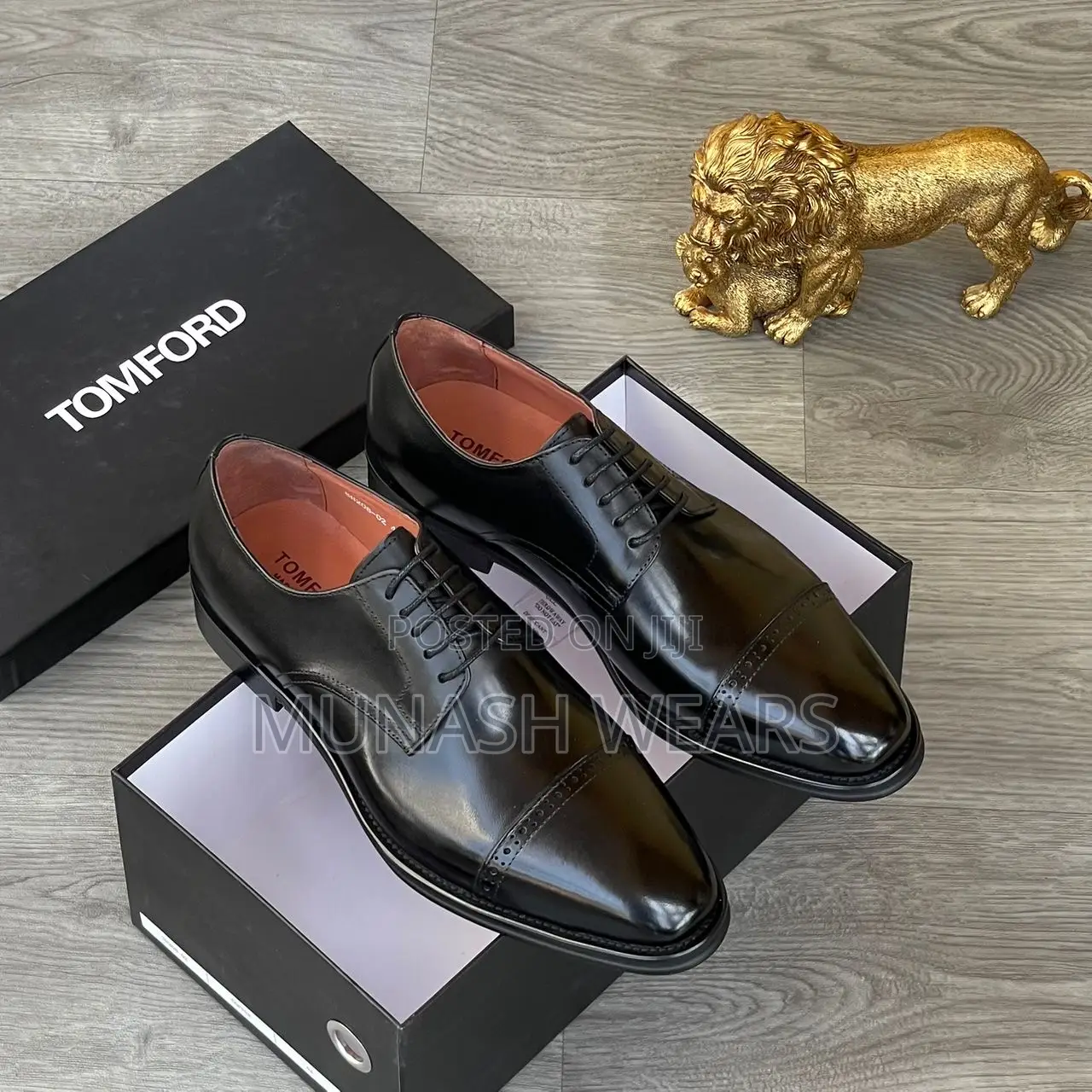 Tomford Leather Lace Up Shoes 40-46