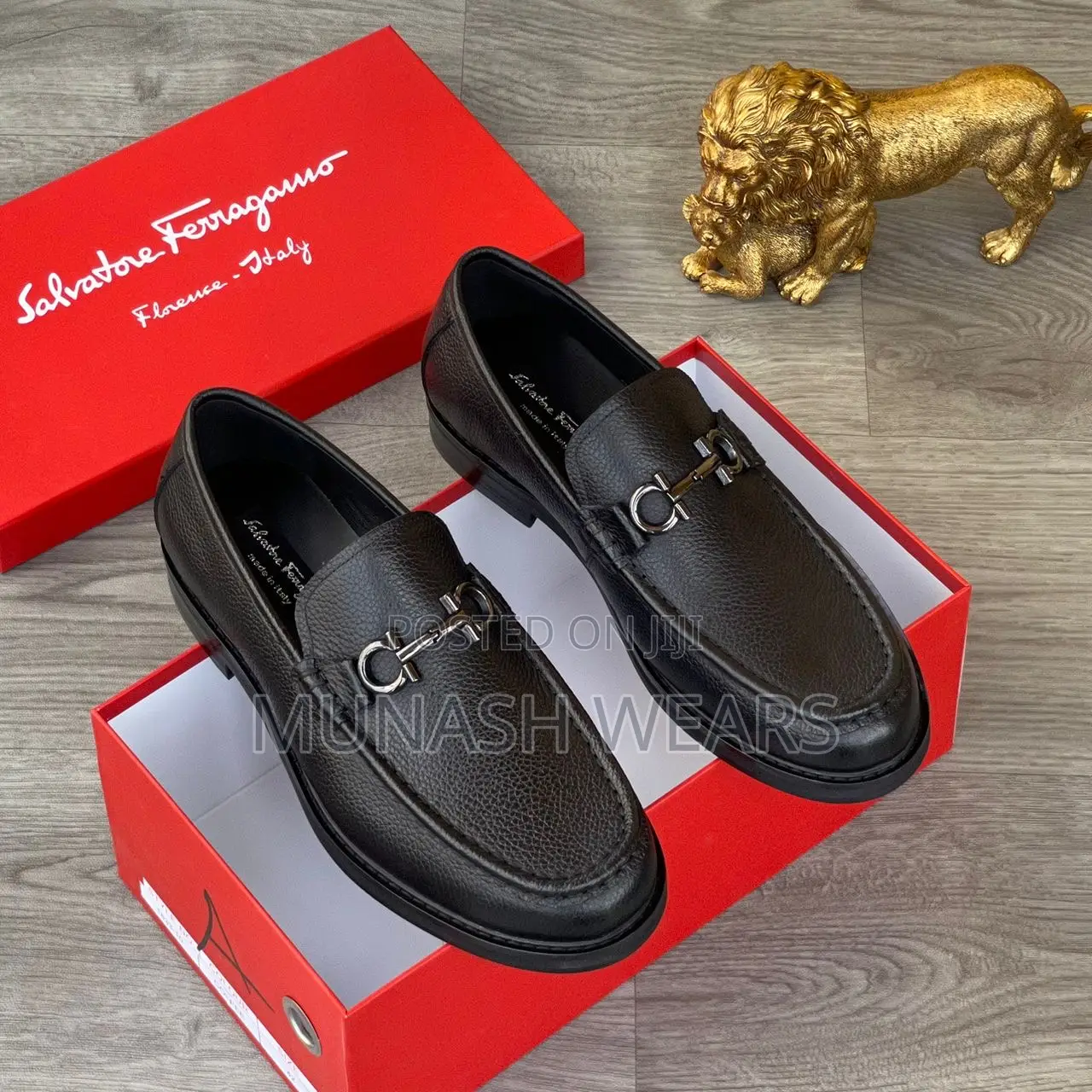 Salvatore Feragamo 40-46 Available in Black and Brown