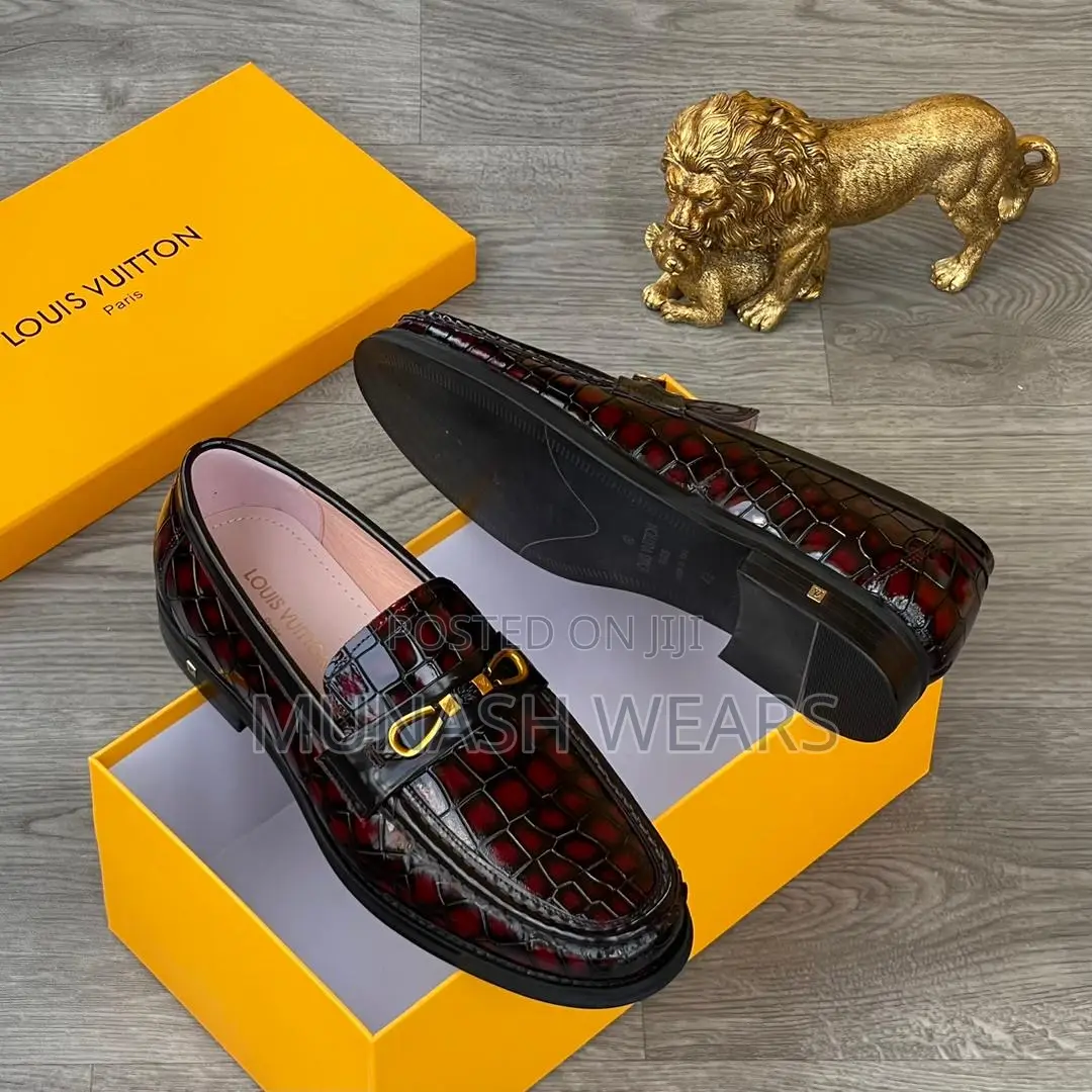 Lv Skin Leather Loafers 40-46