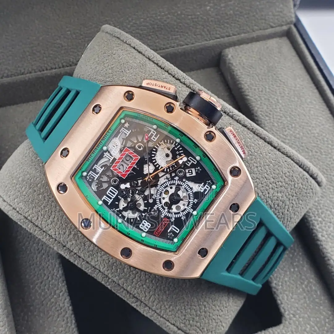 Richard Mille Rubber Strap X Chronograph and Water Resistant