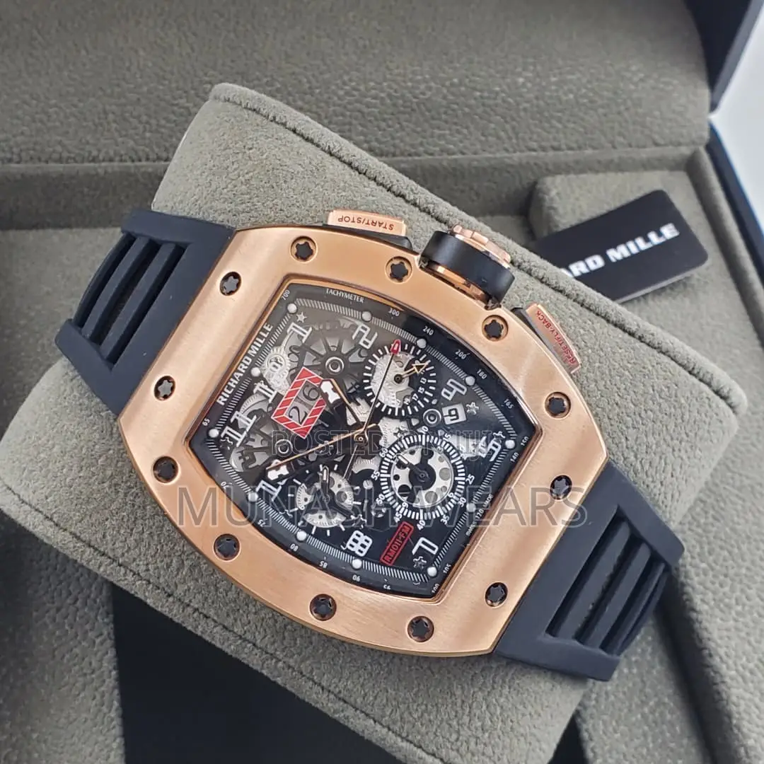 Richard Mille Rubber Strap X Chronograph and Water Resistant
