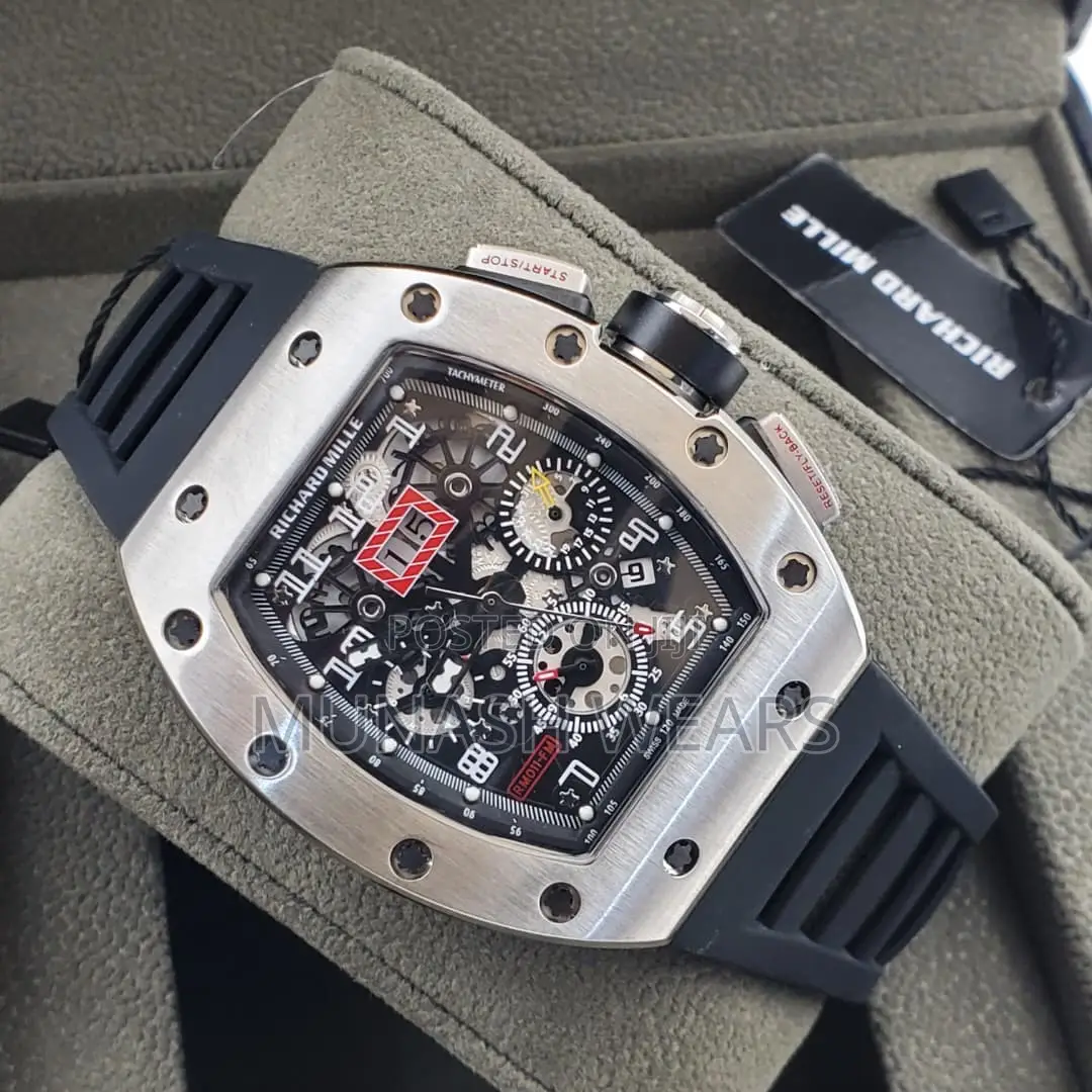 Richard Mille Rubber Strap X Chronograph and Water Resistant