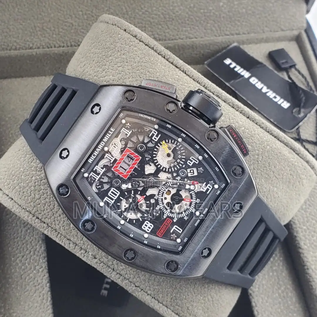 Richard Mille Rubber Strap X Chronograph and Water Resistant