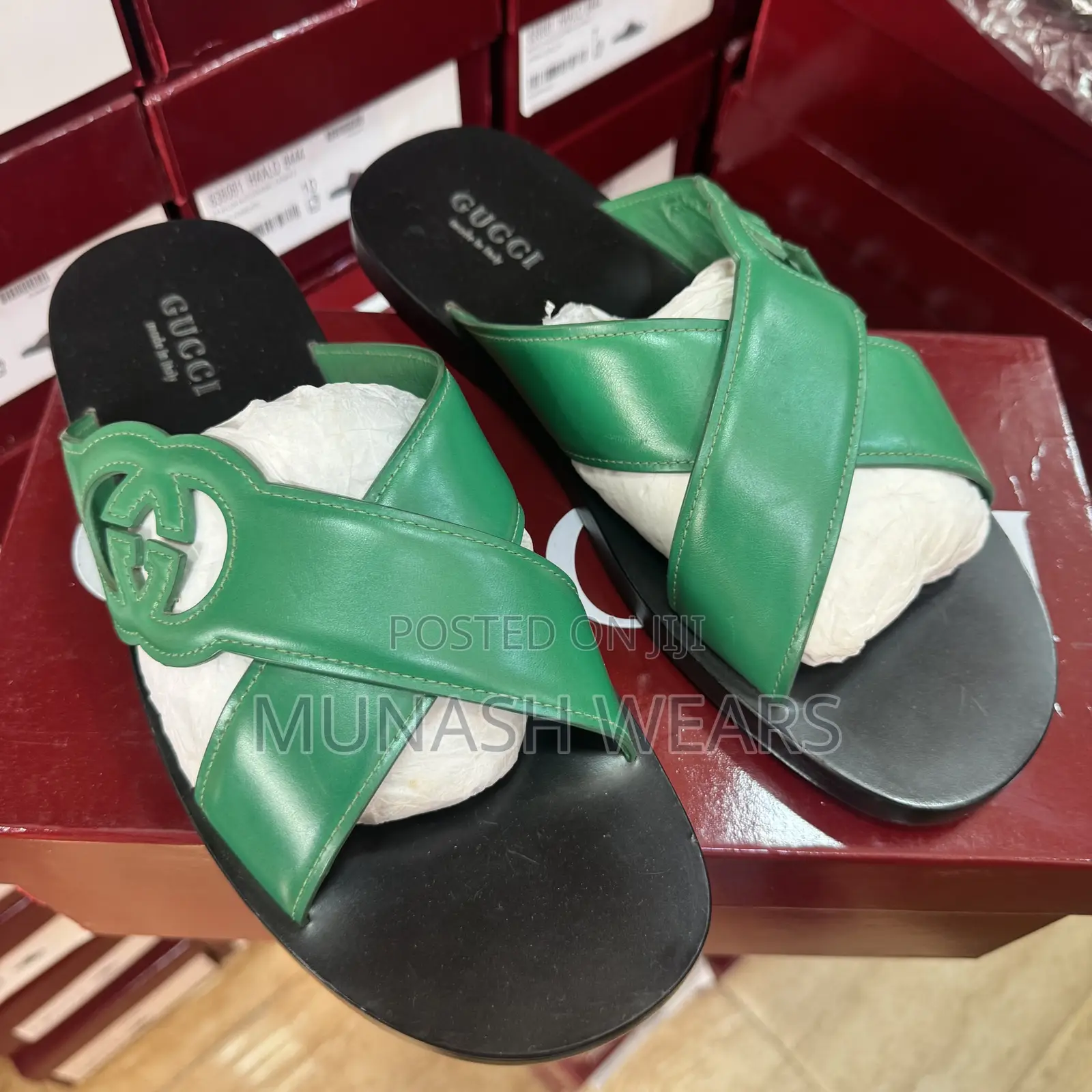 Original Skin Leather Gucci Skull Slipers Available in 3 Colors