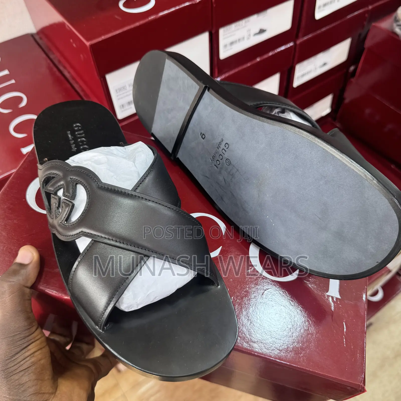 Original Skin Leather Gucci Skull Slipers Available in 3 Colors