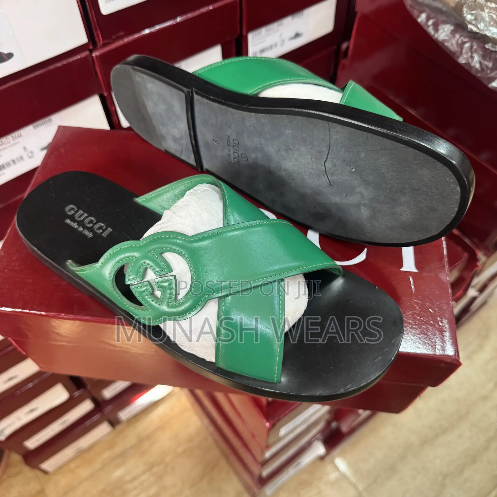 Original Skin Leather Gucci Skull Slipers Available in 3 Colors