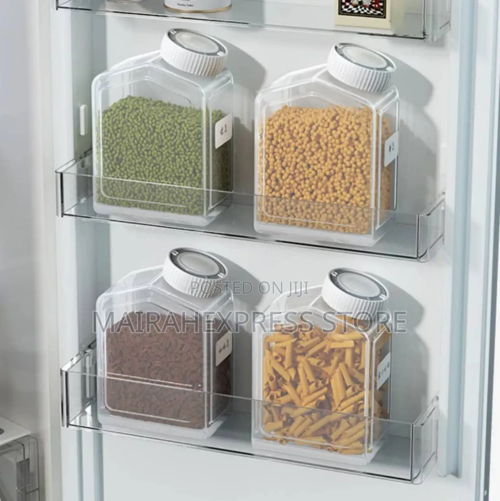 2pcs 3l/2l Airtight Storage Kitchen Carnister