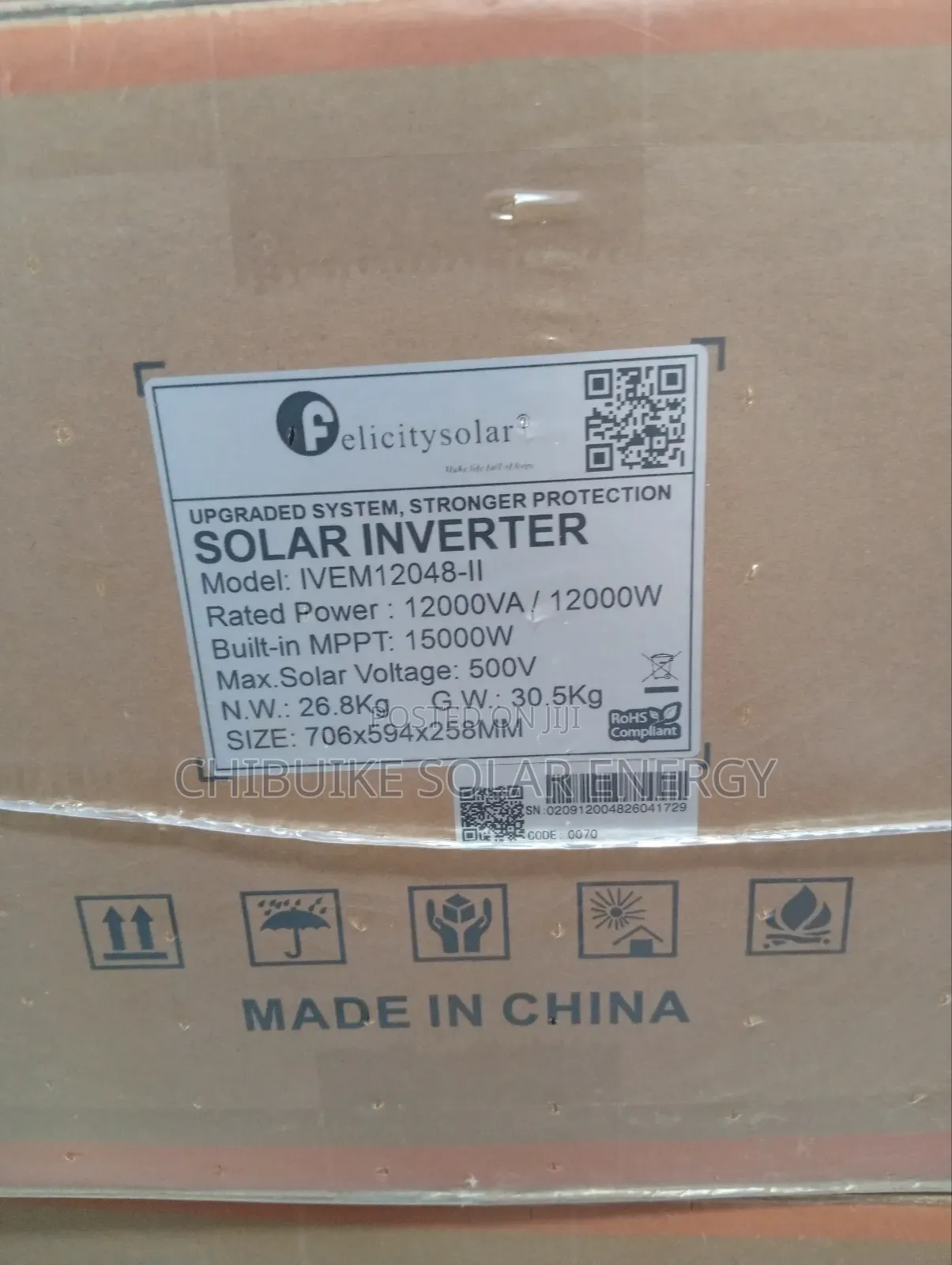 Felicity 12kva Solar Inverter Hybrid 48