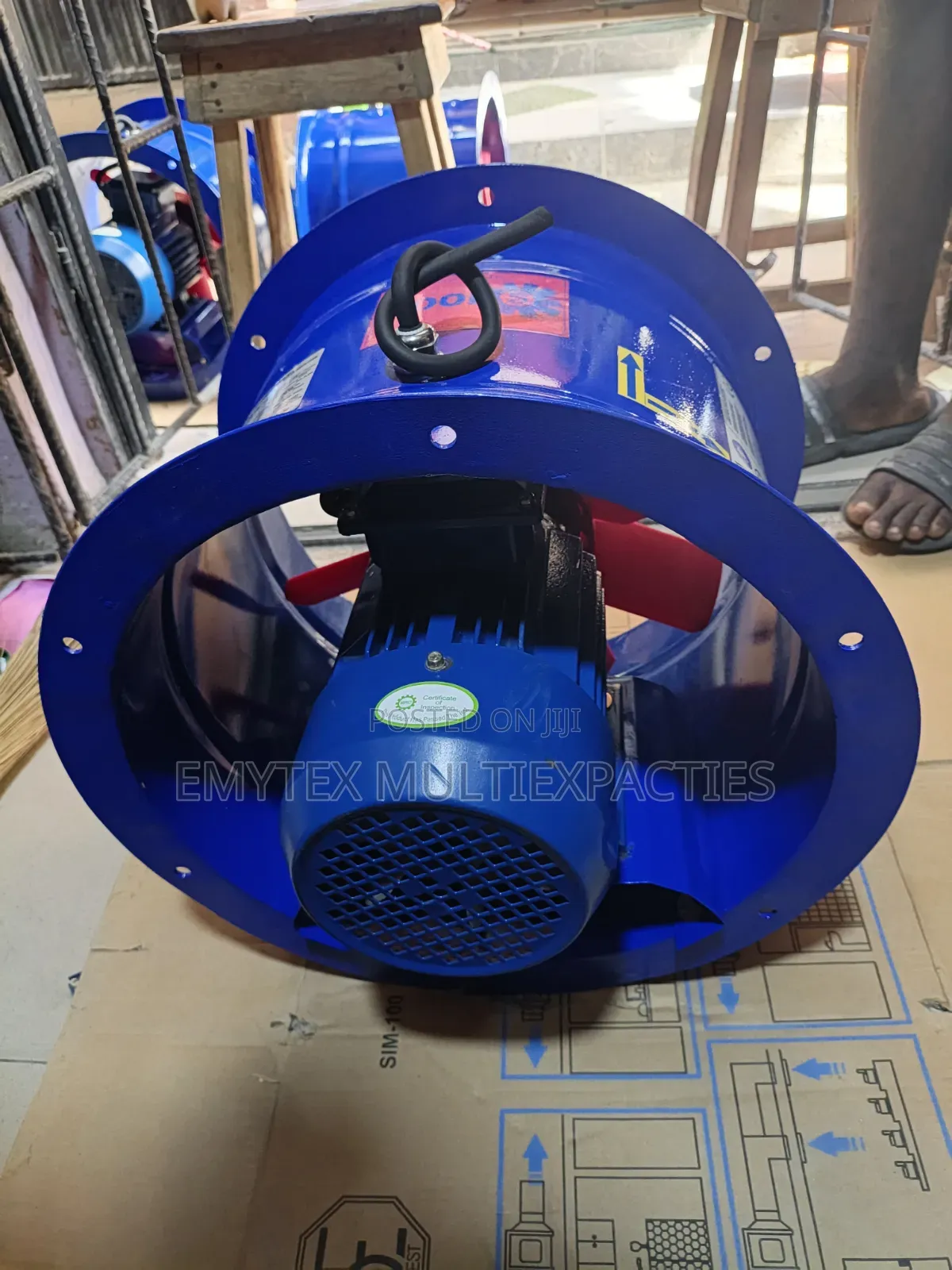 Woods Extractor Fan 375mm 380v2850rpm
