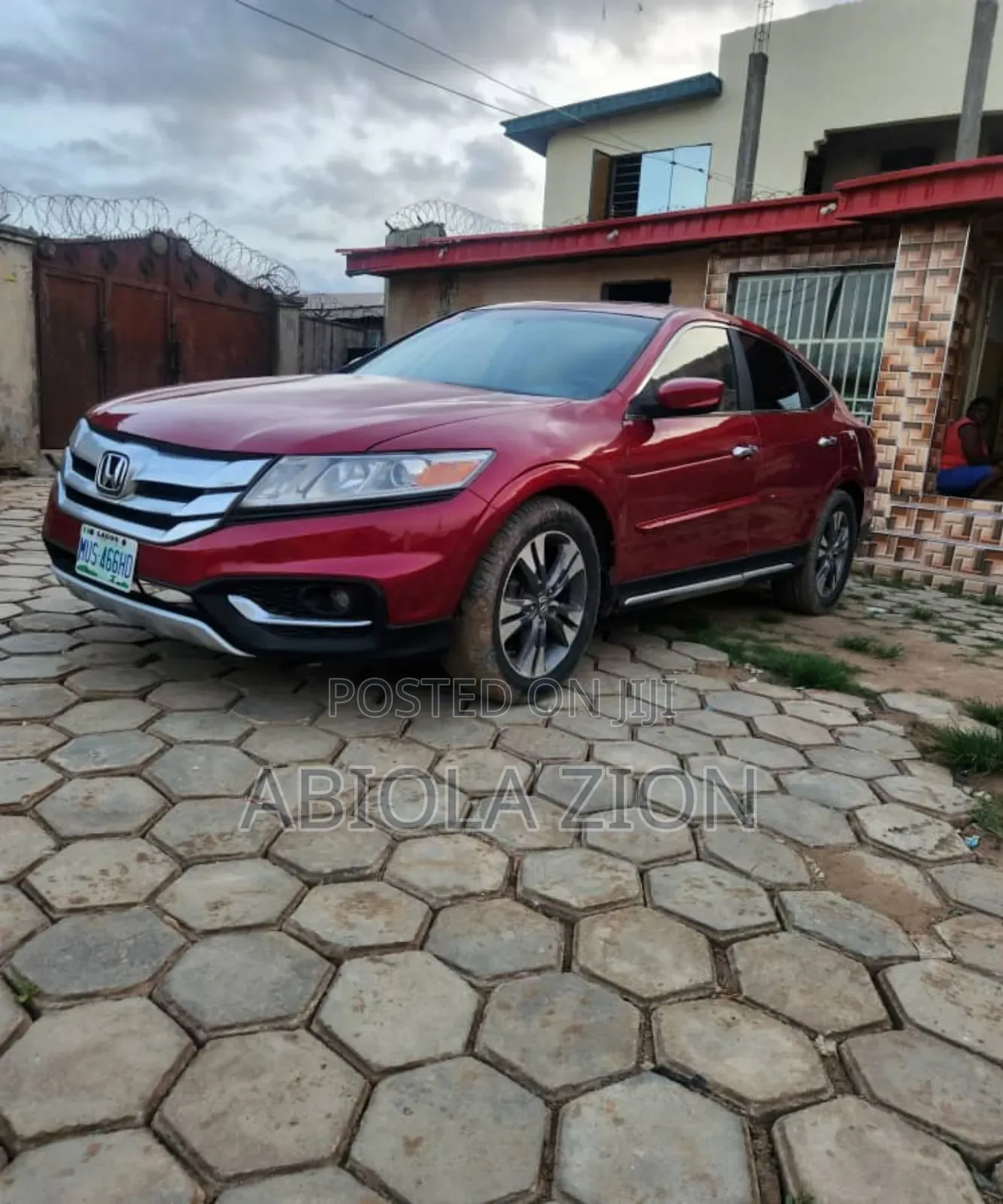 Honda Accord Crosstour EX-L w/Navigation AWD 2014 Red