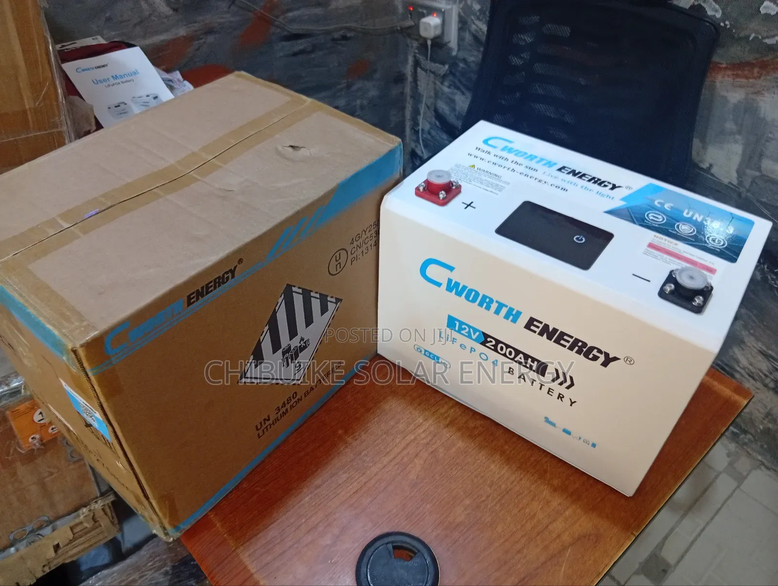 C Worth Energy Solar Battery 200ah/12v