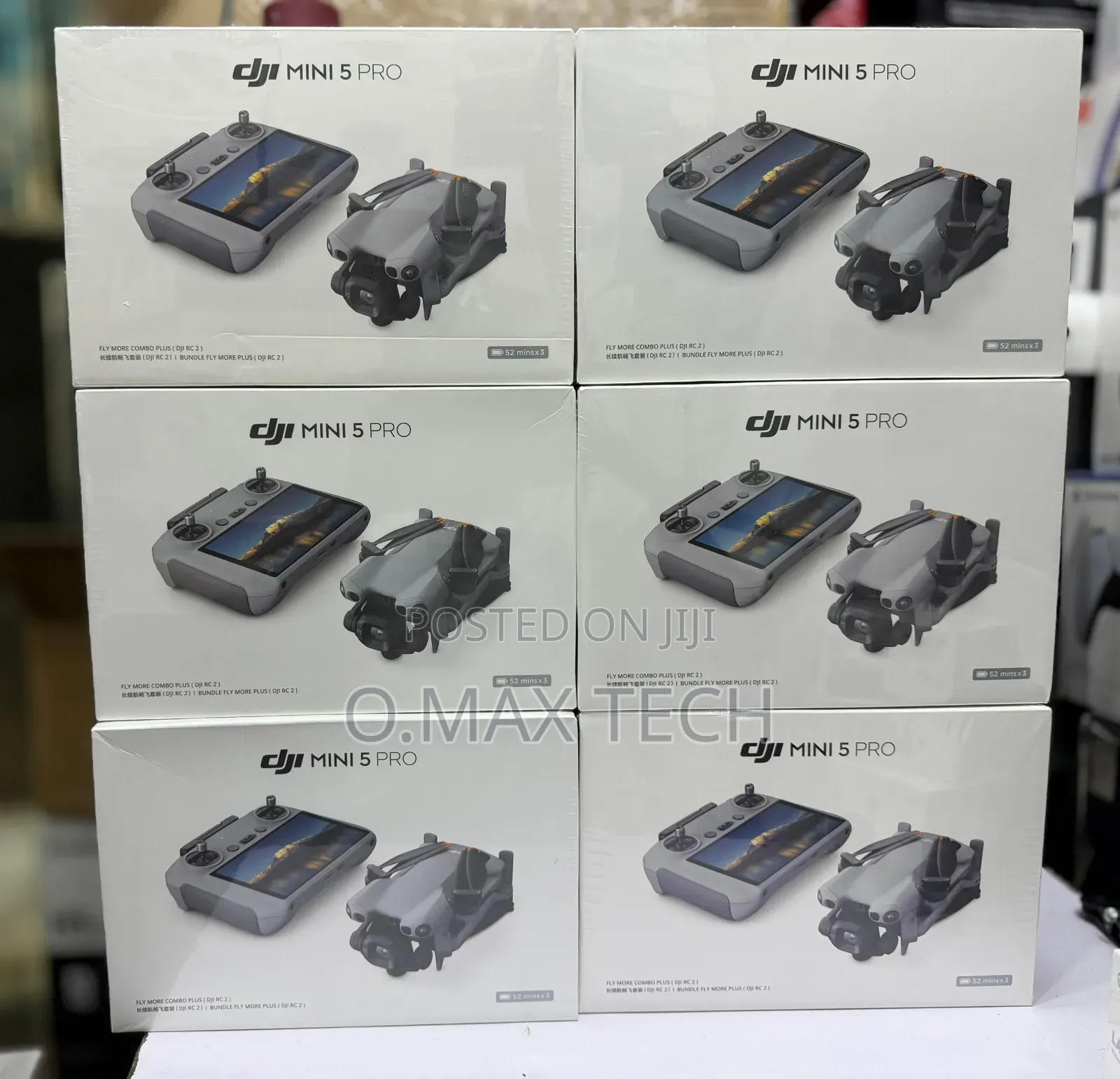 Dji Mini 5 Pro Fly More Combo Plus (Dji Rc 2, 52mins Fly Time )