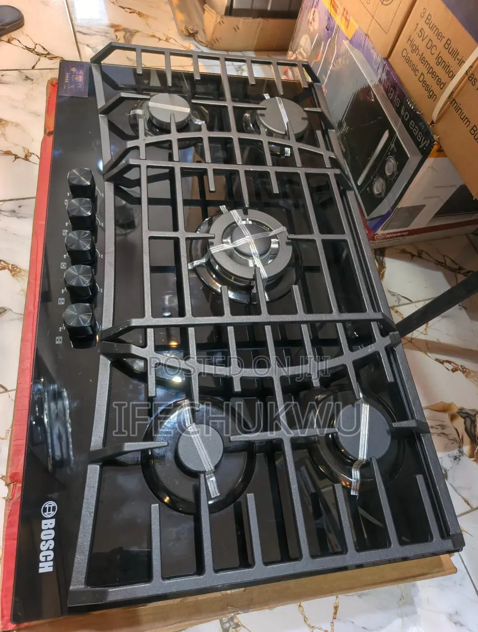 Original High Quality Bosch Built-in 90cm 5 Burners Gas Cooker Hob Etc