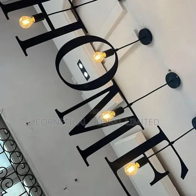 Modern “Home” Letter Chandelier Light Fixture
