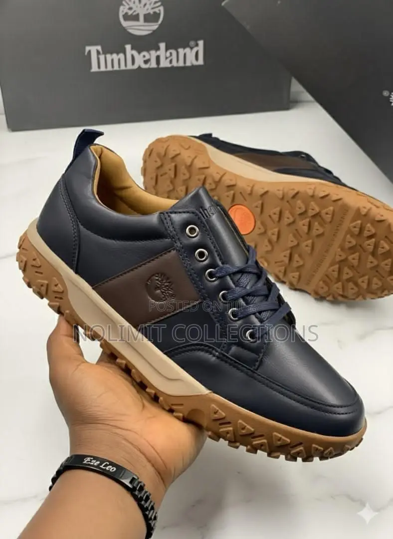 Timberland Lace Up Shoe With Spotted Soles
