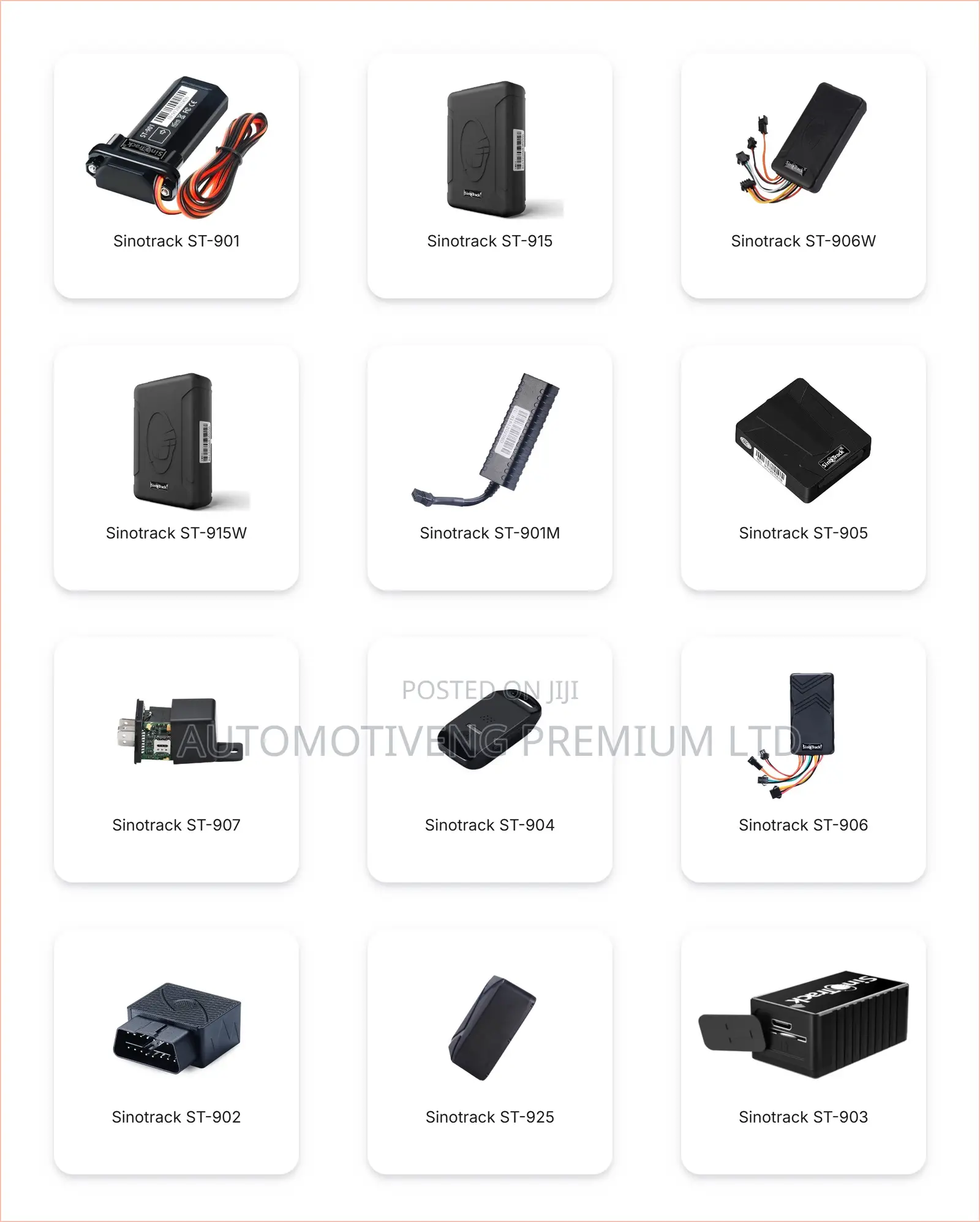 Sinotrack GPS Vendor St901-M/St906/St902,St905, St907
