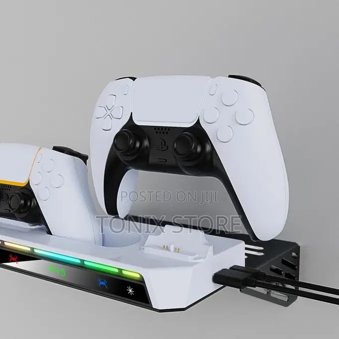 Wall-Mounted Storage Charging Base for Ps5 Pad Ps5 Fat/Slim/Pro