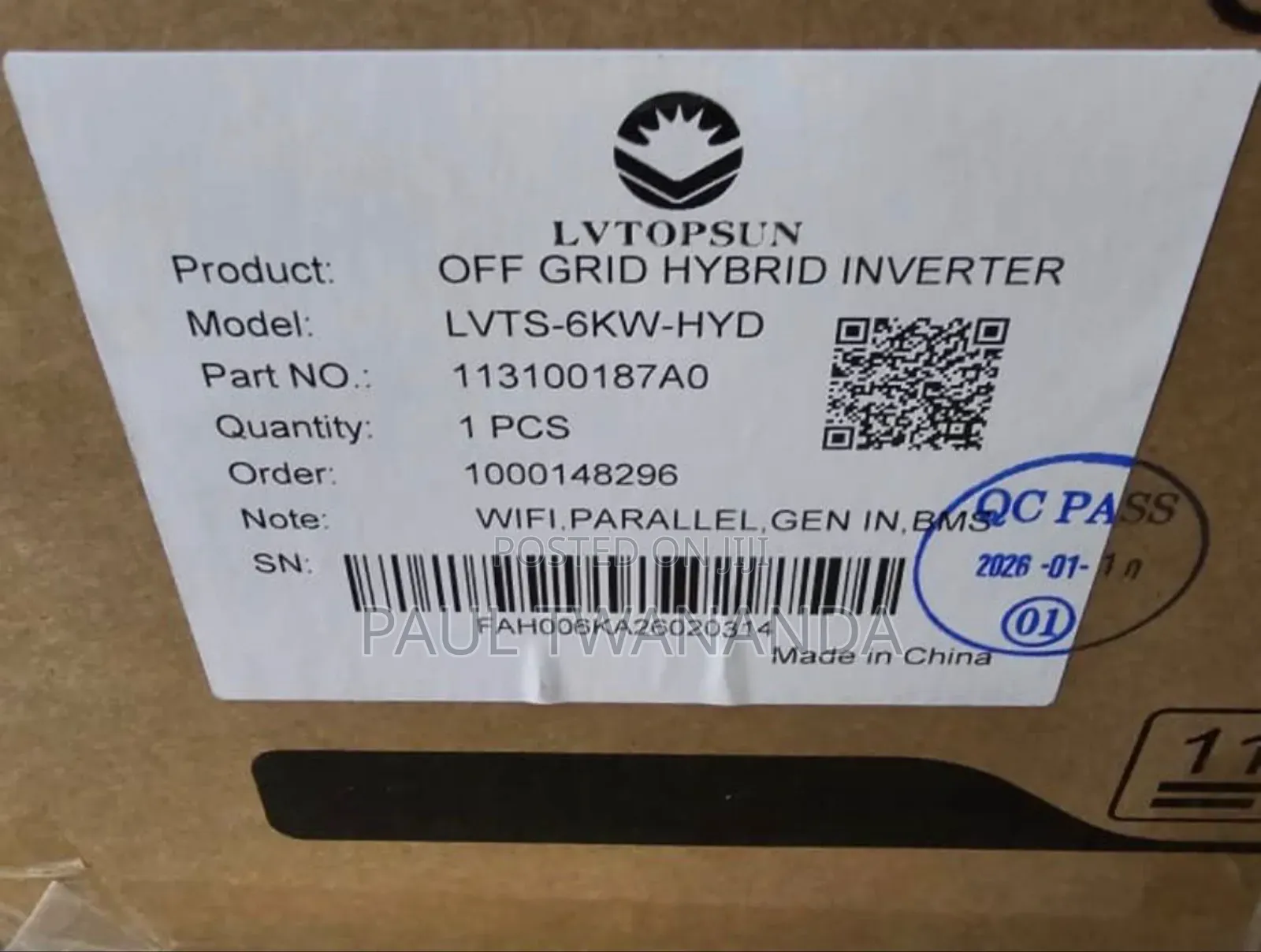 Lvtopsun 
6kva 48v Hybrid Inverter