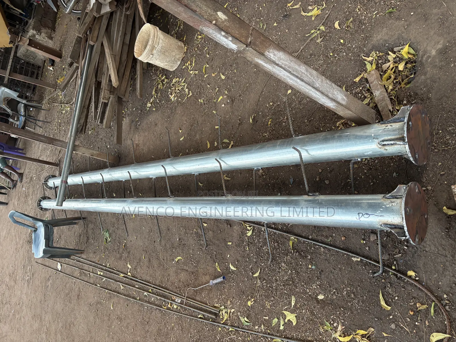 Fabrication of Monopole , Street Light Pole , Stanchion , Metal Work