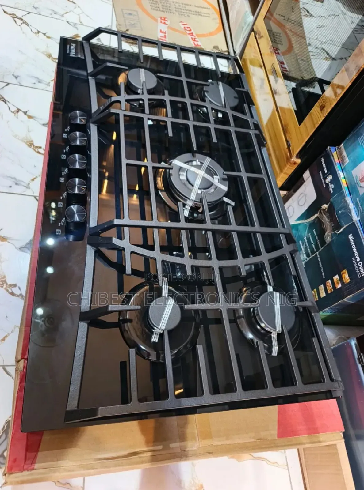 Original Phiima 2026 New Latest Model Built-in 5 Burners Big Gas Hob