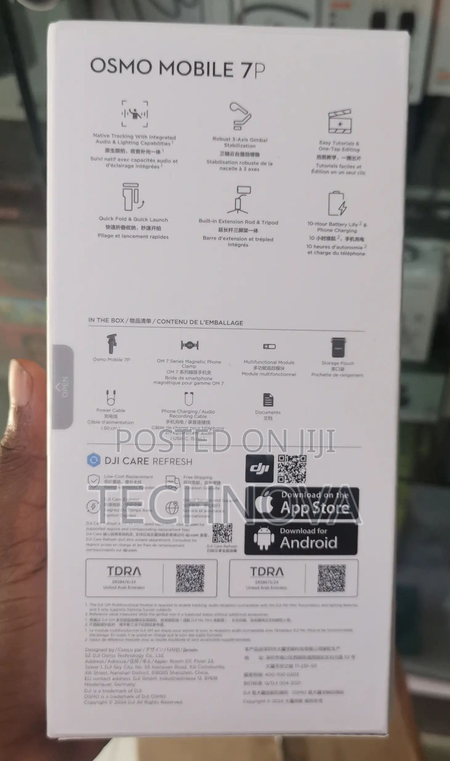 Dji Osmo Mobile 7p Smartphone Gimbal Stabilizer