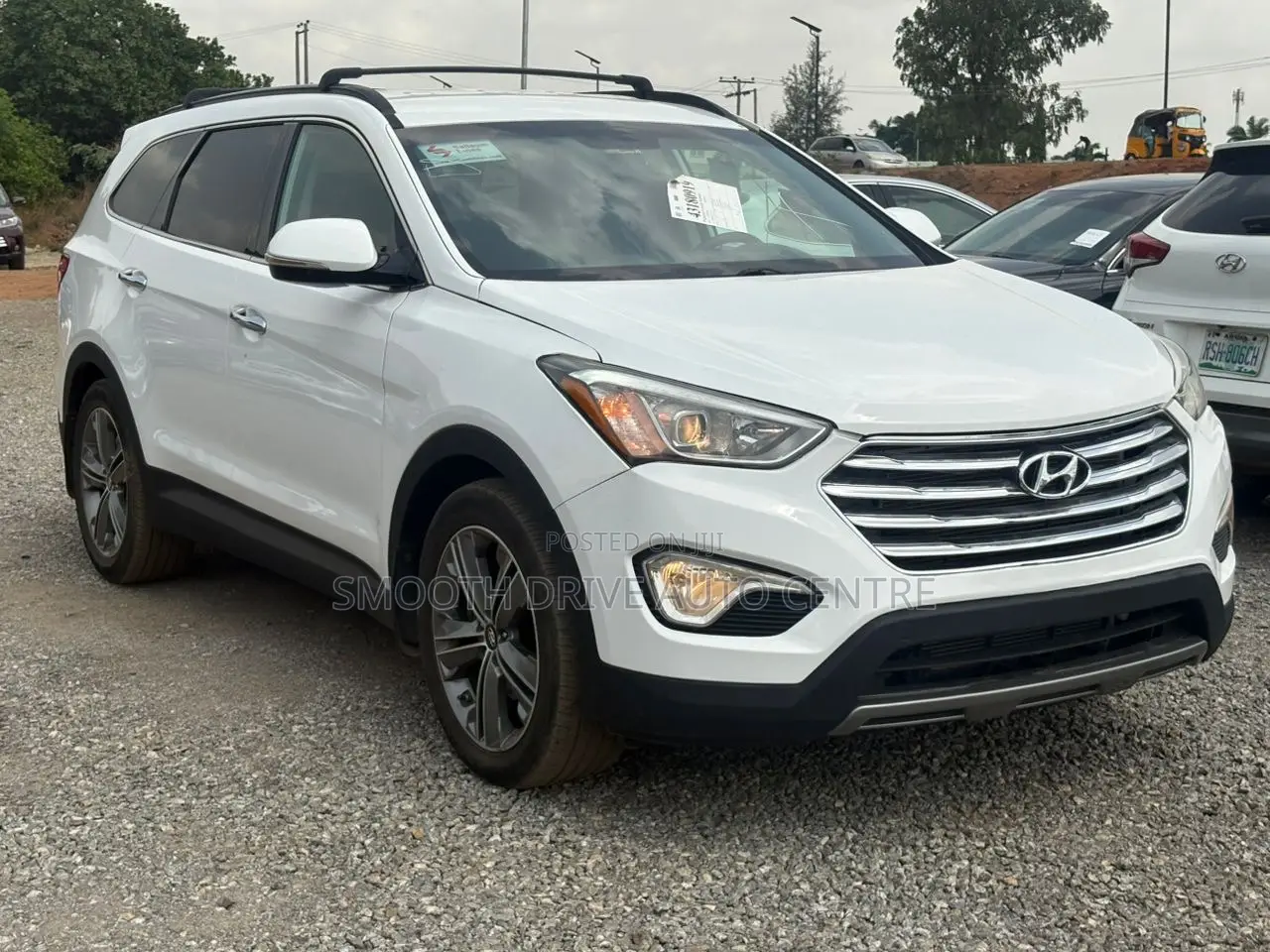 Hyundai Santa Fe Limited 4dr SUV (3.3L 6cyl 6A) 2014 White