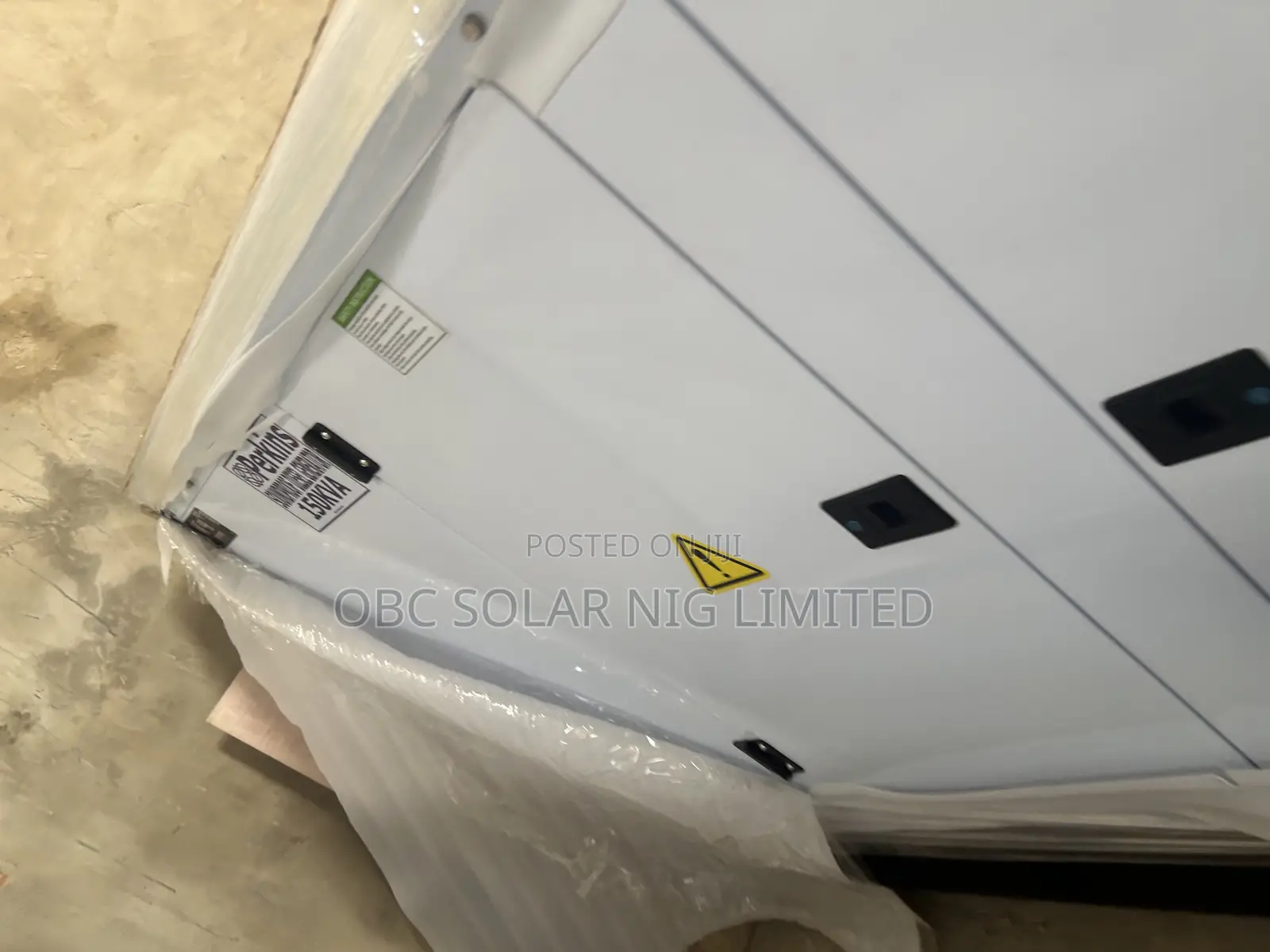 150kva Perkins Soundproof Generator – Built for Nigerian