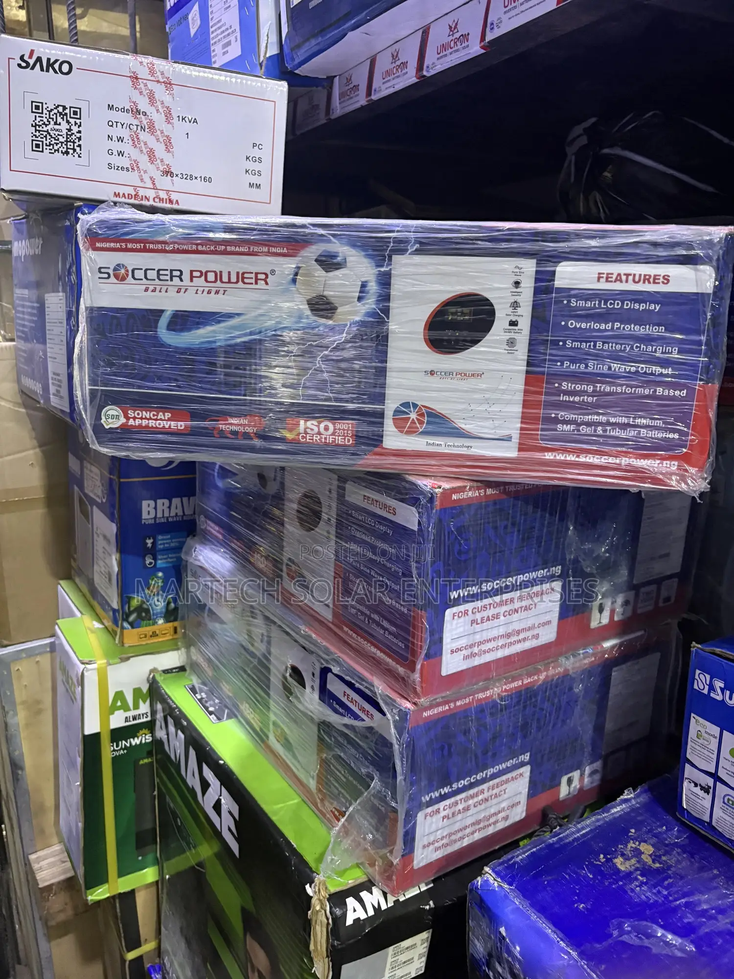 4kva Hybrid Soccer Power Solar Inverter 24v Transformer Based