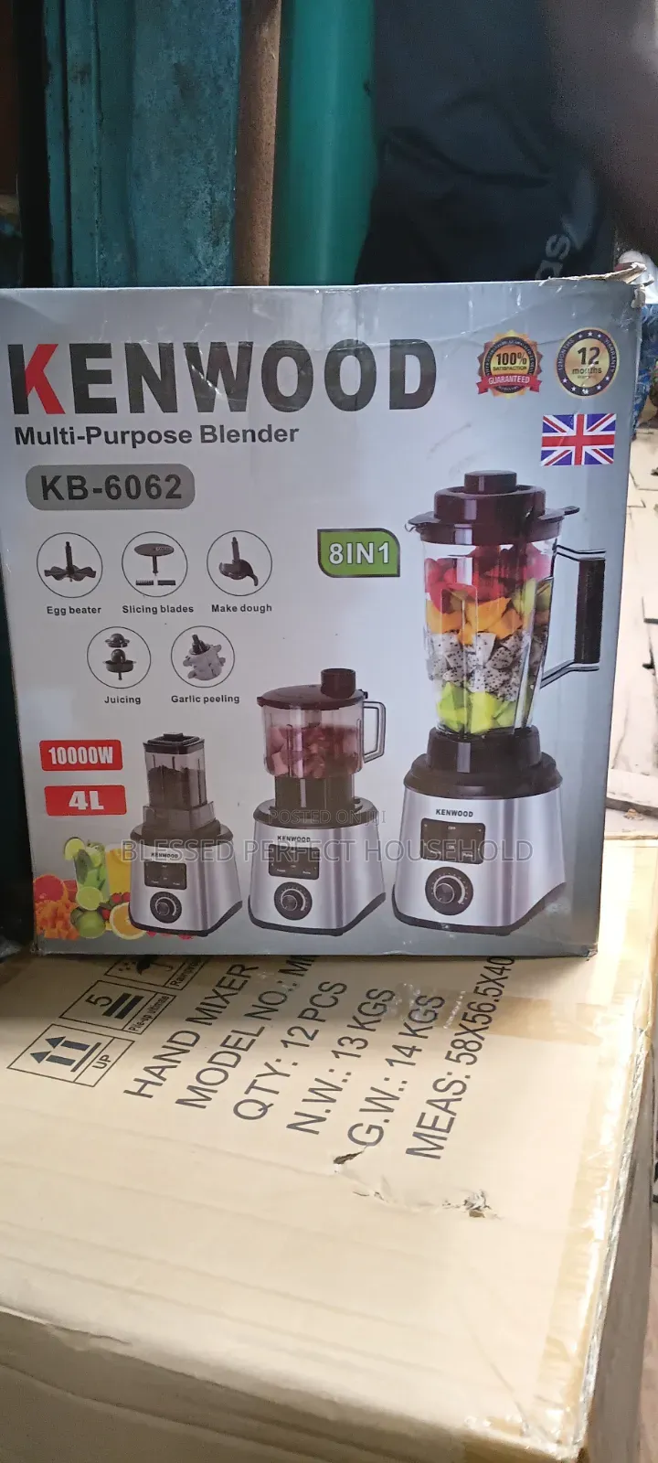 Uk Standard 8 in 1 Kenwood Blender