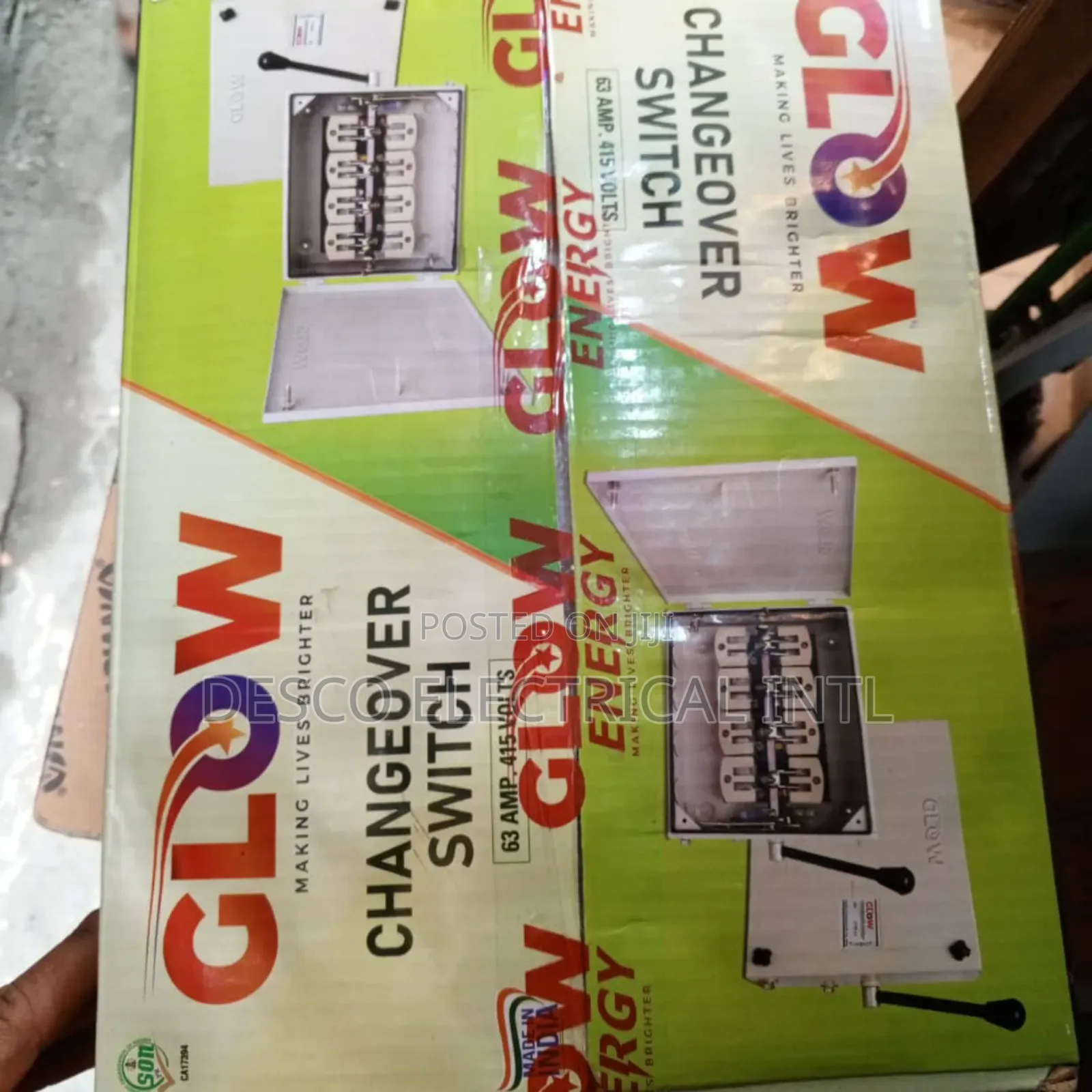 63amps Glow Changeover