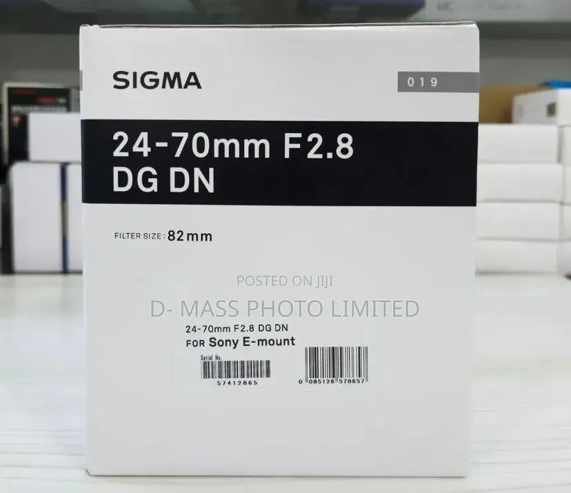 Sigma Lens 24-70mm F2.8