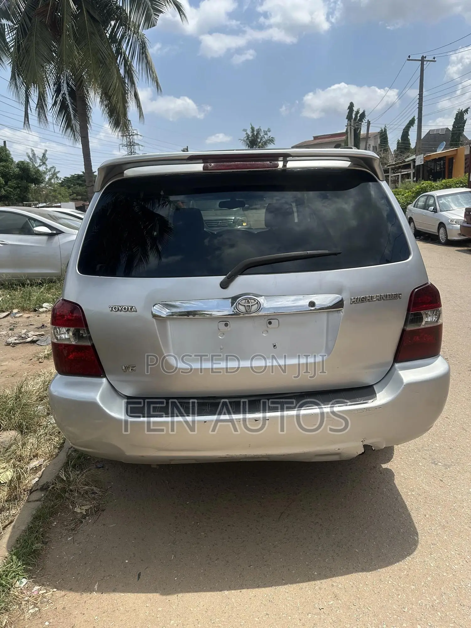 Toyota Highlander V6 2006 Silver