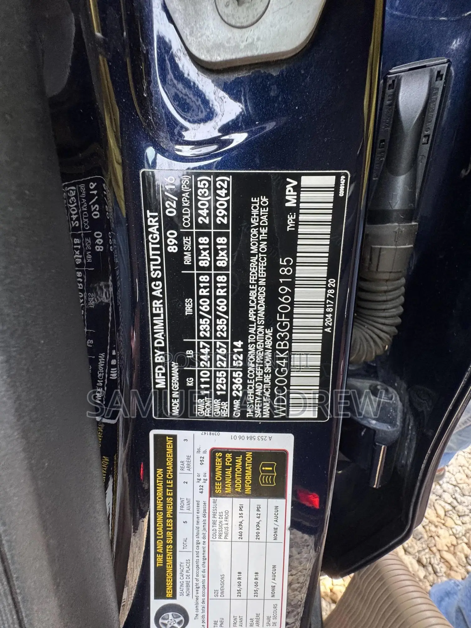 Mercedes-Benz GLC-Class 2016 Blue