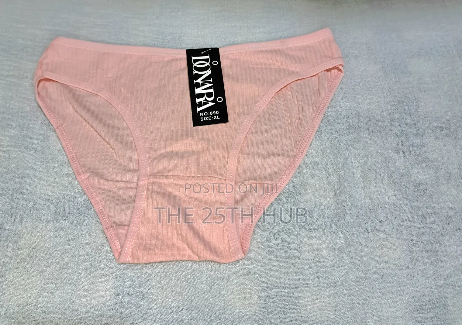 3 Piece Ribbed Cotton Panties Set (Assorted Colors)