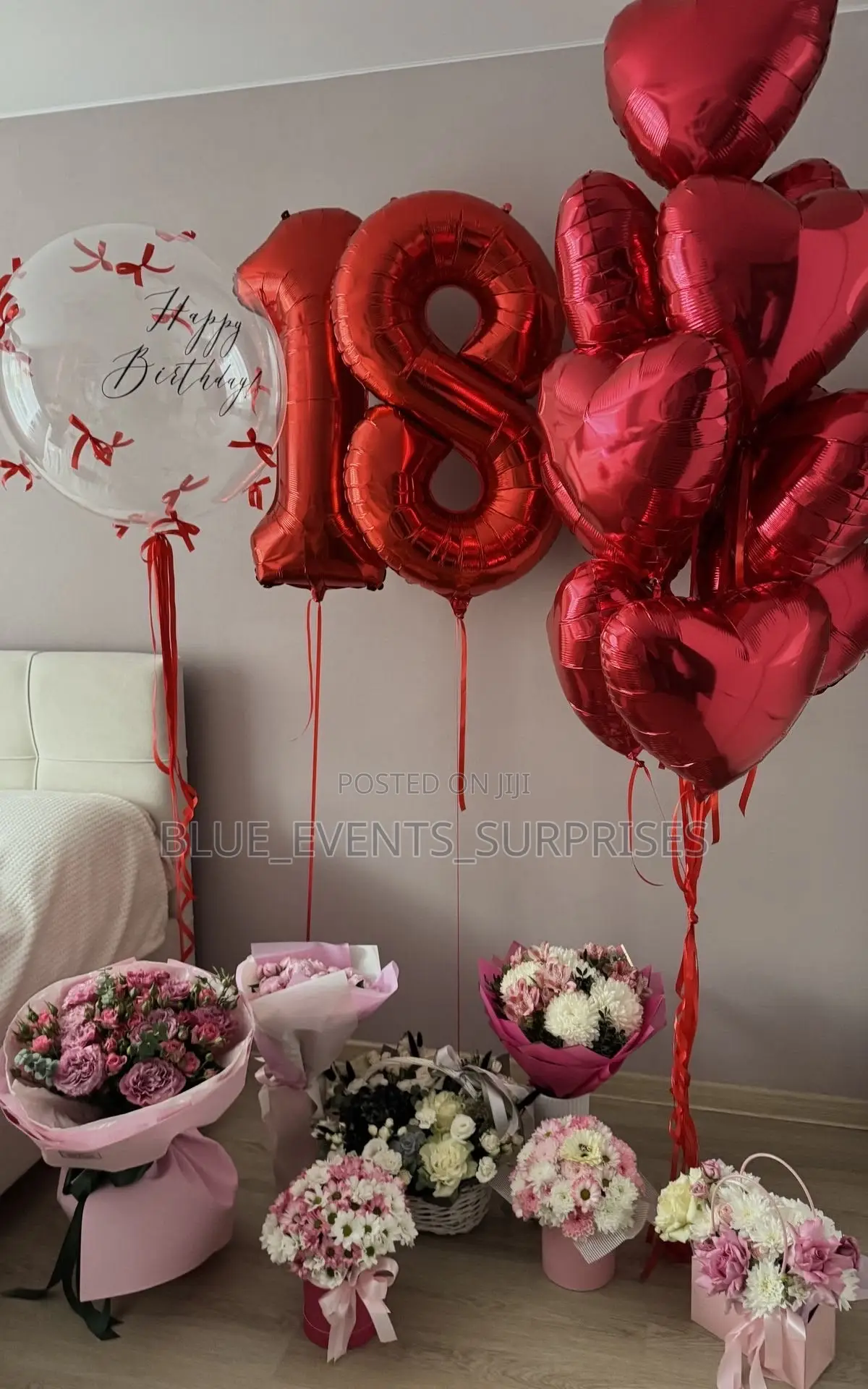 Number Helium Balloons for Birthday
