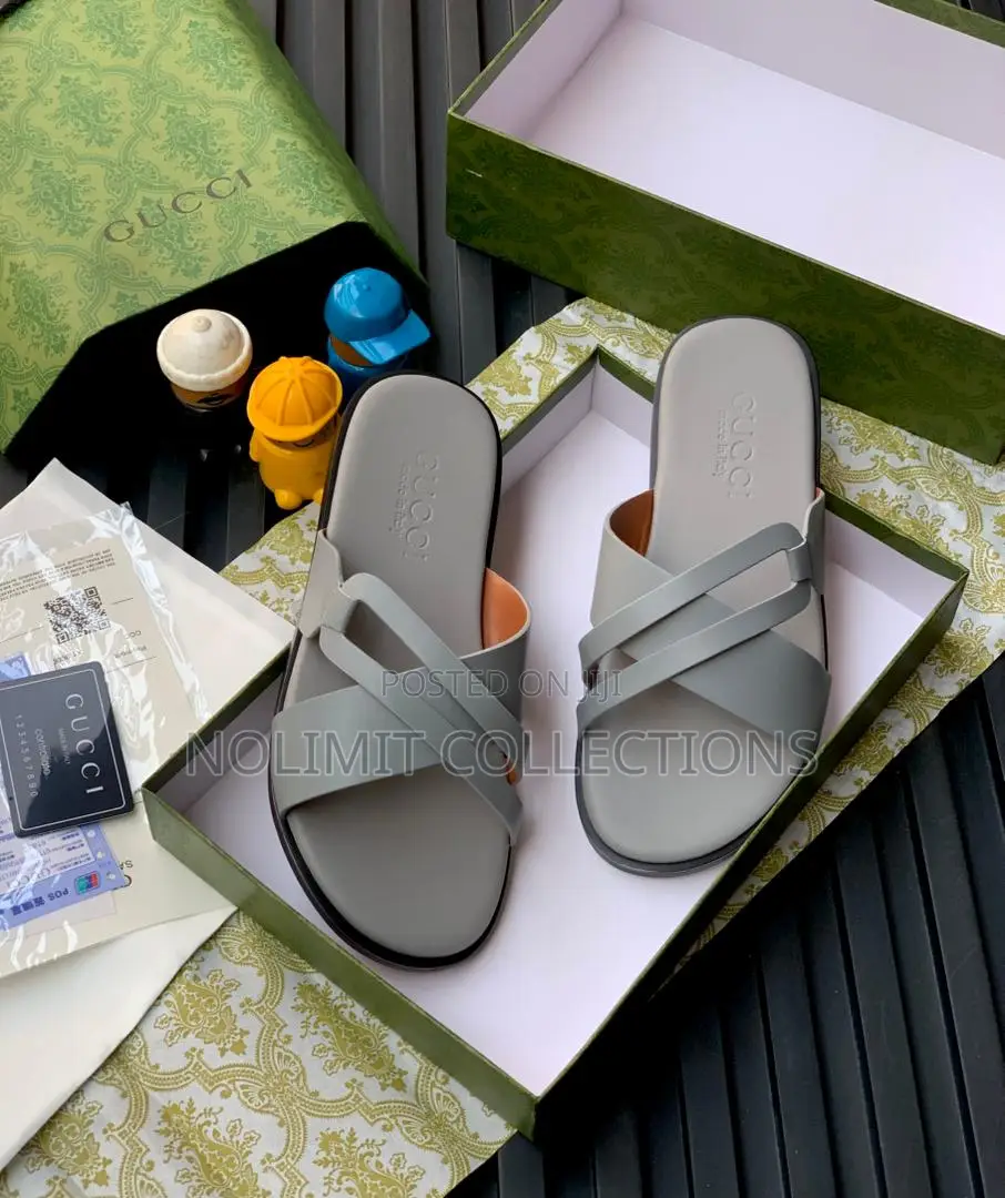 Gucci Leather Slippers