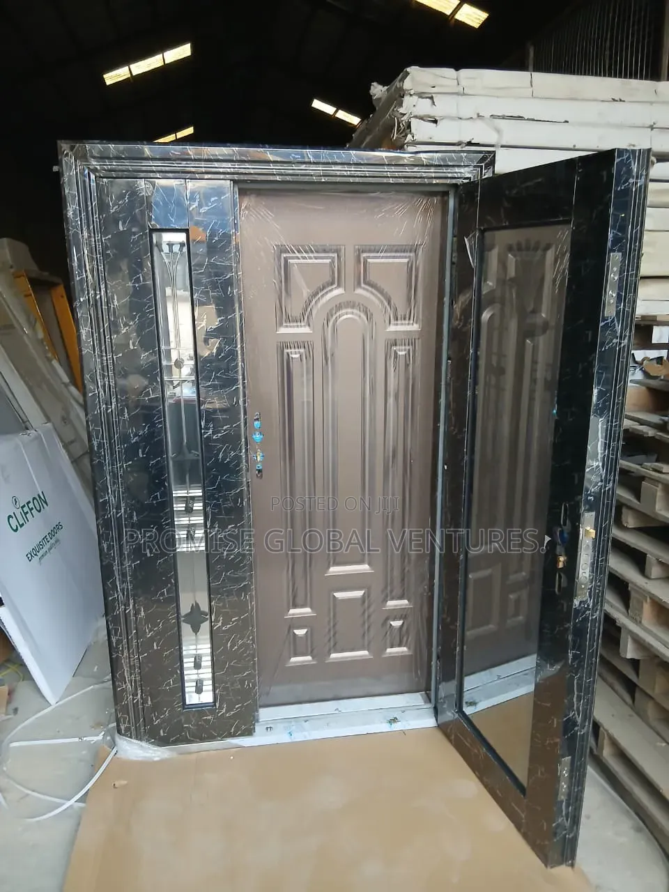 4ft Glass Door in Door