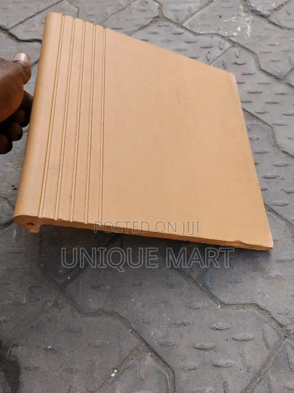 Cappuccino Vietnam Swimming Anti-Slip Edge Tile,Used for Stair Edges