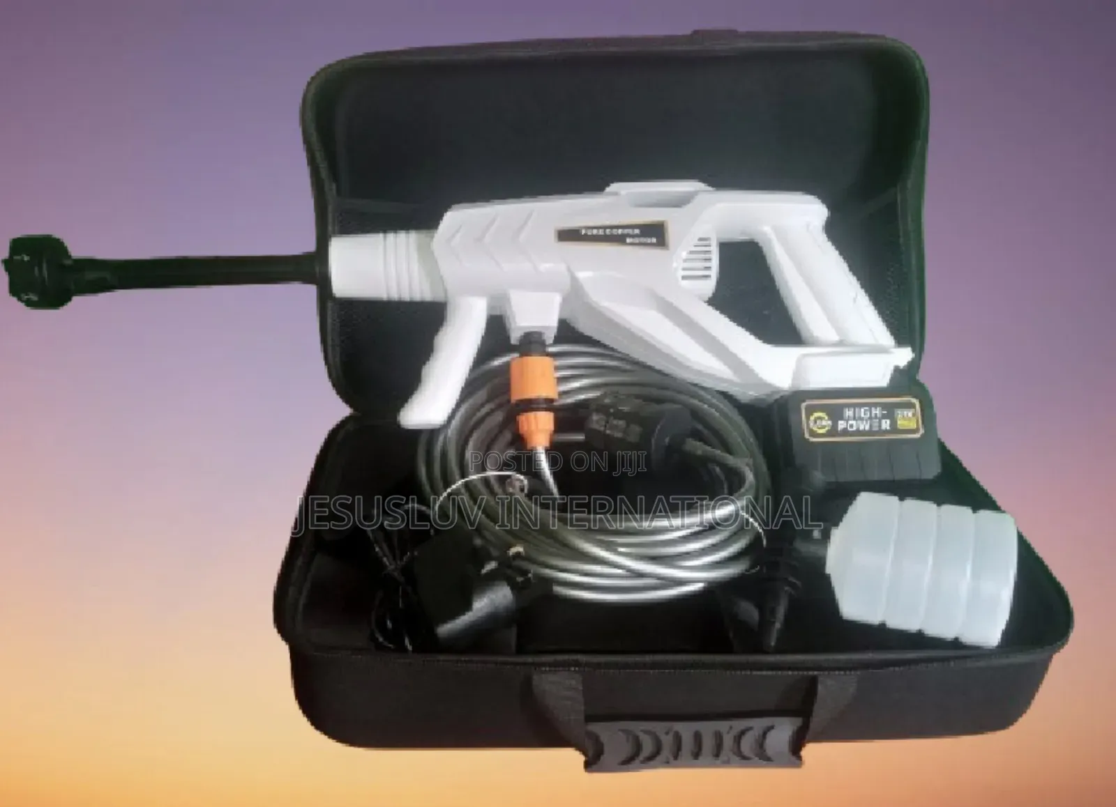 High Power Electric Pressure Washer With Rechargeable Battery for Car