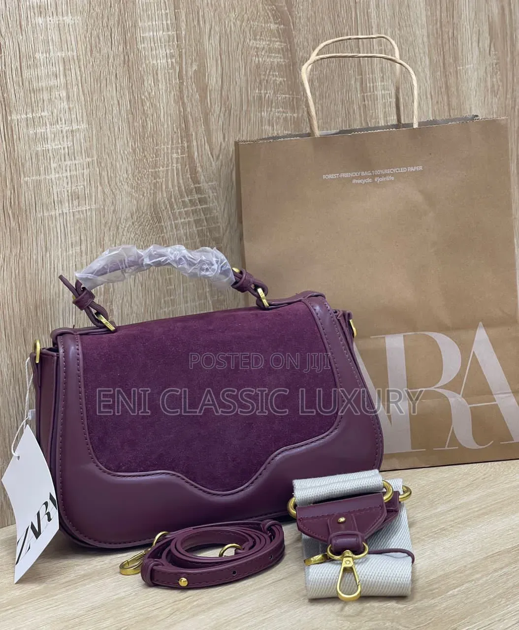 Zara Luxury Women's Handbags Best Quality Well Banded Package