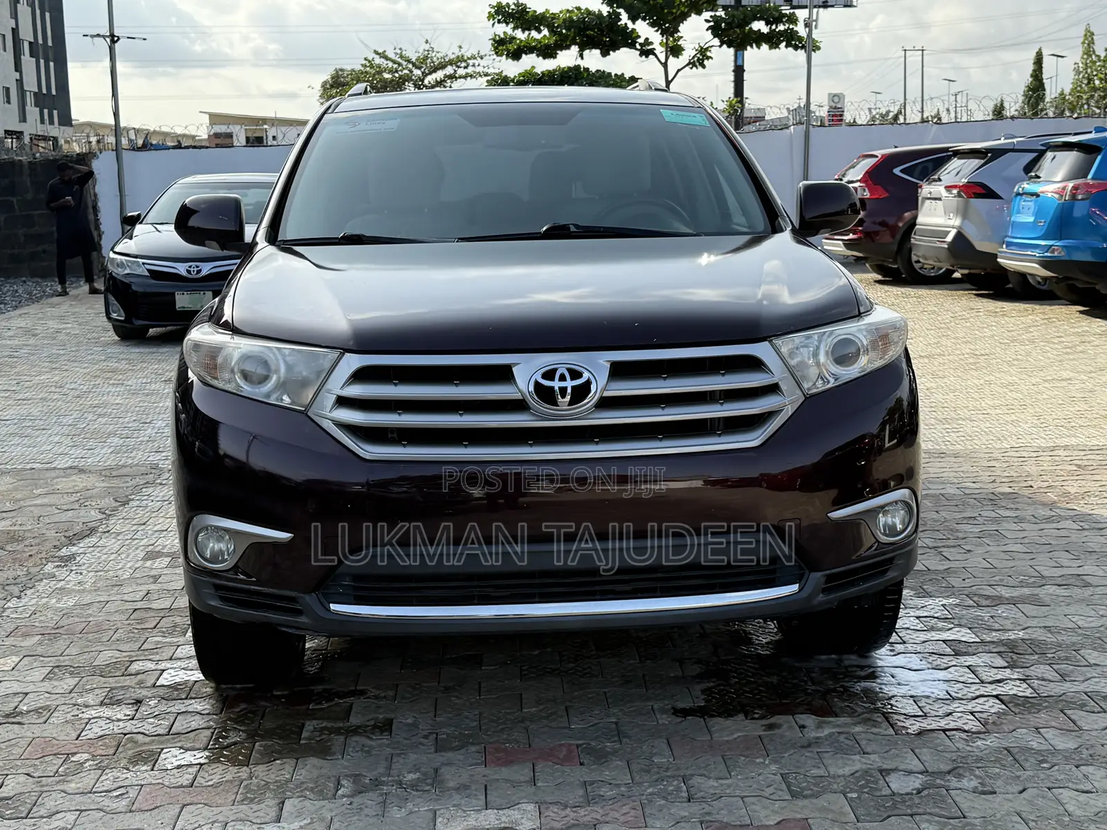 Toyota Highlander Limited 2011 Burgundy