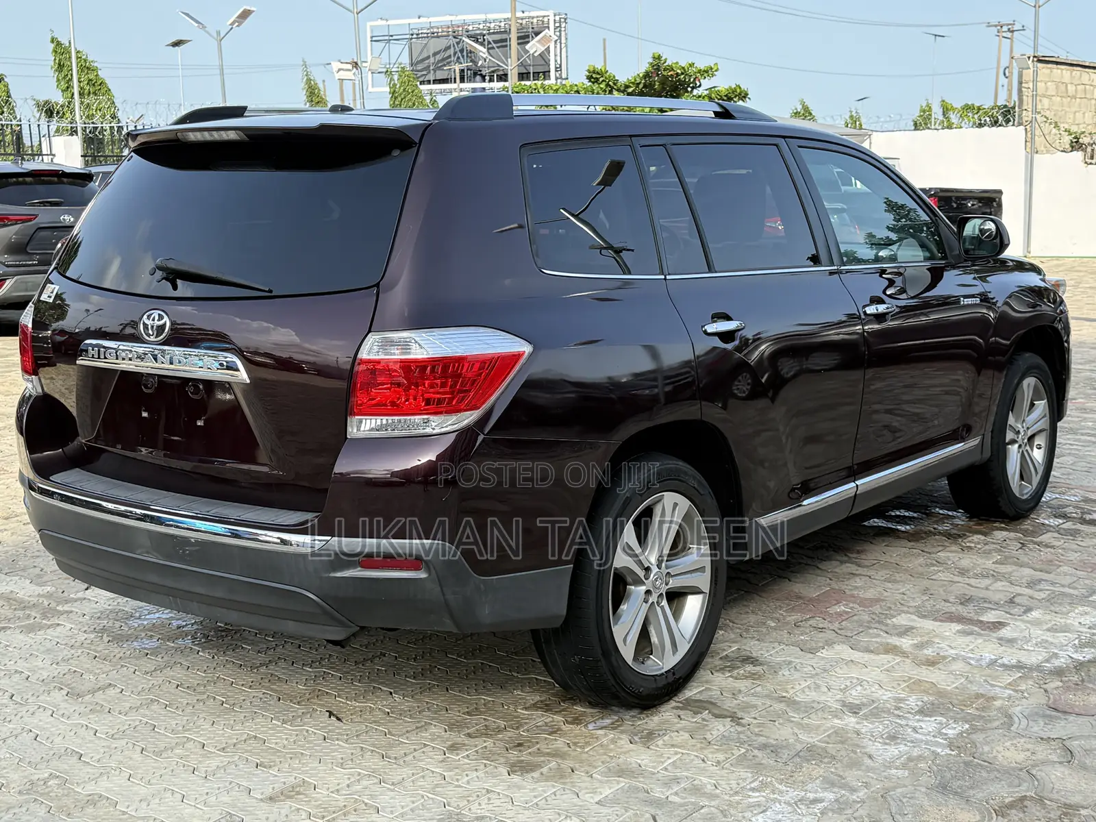 Toyota Highlander Limited 2011 Burgundy