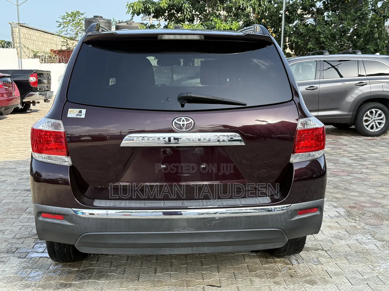 Toyota Highlander Limited 2011 Burgundy