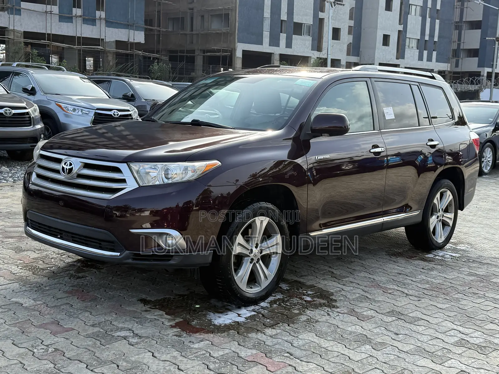 Toyota Highlander Limited 2011 Burgundy