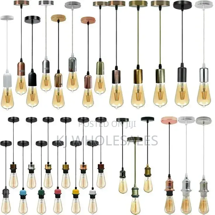 Vintage Ceiling Rose Dropping Pendant Light