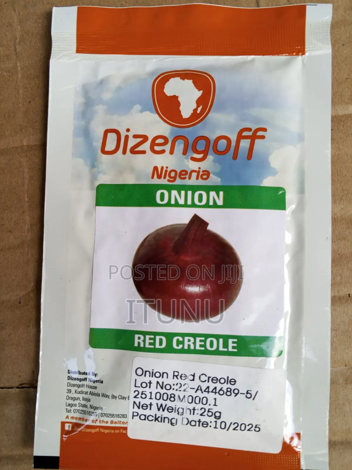 Onions Seeds Red Creole 25g
